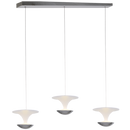 Bright Star Lighting PEN593/3 CHROME 3 Light LED Spaceship Pendant