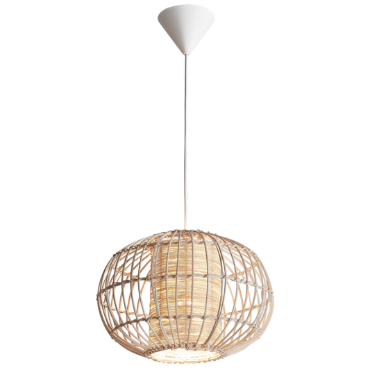 PEN773 Bright Star NATURAL NATURAL TWINE PENDANT 1X11W ES 320MM