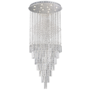Bright Star Lighting PEN996 CHROME PEN WITH  HANGING CRYSTAL RODS  9x 50W GU10  Pendant