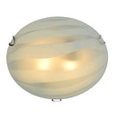 Radiant Lighting RC100CH Zebra Street Ceiling Light 400mm White JE15 ZEBRA