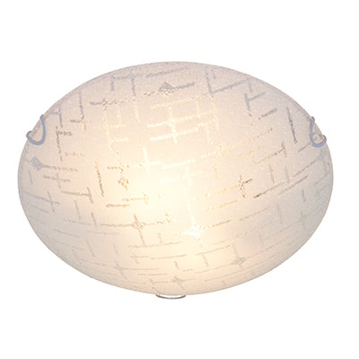 Radiant Lighting RC227 Ceiling Light 300mm Frost Lines JE0025CH