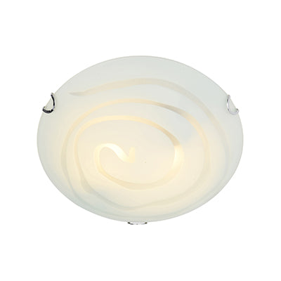Radiant Lighting RC85CH Street Ceiling Light 300mm Chrome JE13 CIRC CH