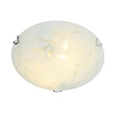 Radiant Lighting RC96CH Leaf Street Ceiling Light 400mm Chrome JE15 LEAF