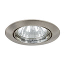 Radiant Lighting RD243SC Steel Satin Chrome NO L/Holder C/O 60mm Downlighter ICB15 SC