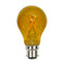 Radiant Lighting RLL074 B22 4w Yellow Colour Filament LED0074