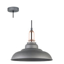 Radiant Lighting RP85 Pendant Metal Grey/Copper JC0002GYC