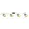 Radiant Lighting RS110 4LT Bar Satin Chrome Spotlight EX0005SCCH