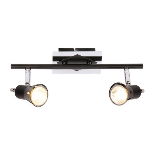 Bright Star Lighting S033/2 CHR/BK Spotlight