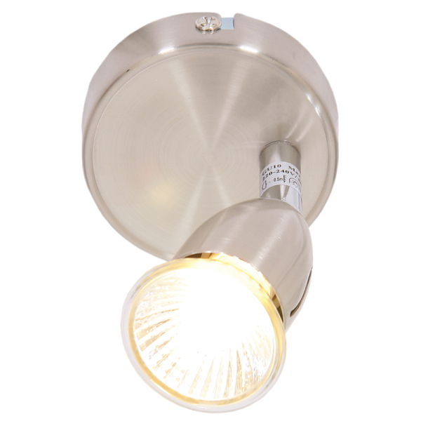 Bright Star Lighting S048/1 SATIN Satin Chrome Spotlight