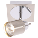 Bright Star Lighting S050/1 SC/CHR Satin and Polished Chrome Spotlight