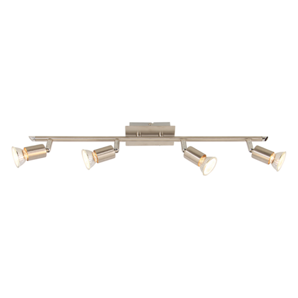 Bright Star Lighting S058/4 SATIN Satin and Polished Chrome Spotlight