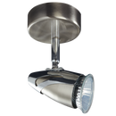 Bright Star Lighting S061/1 SATIN Satin and Polished Chrome Spotlight