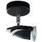 Bright Star Lighting S062/1 BK/CHR Black and Polished Chrome Spotlight