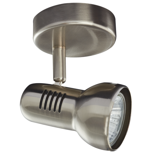 S063/1 Bright Star SATIN SATIN CHR SPOT 1X50W GU10 BASE 80MM