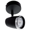 Bright Star Lighting S064/1 BLACK Black and Polished Chrome Spotlight
