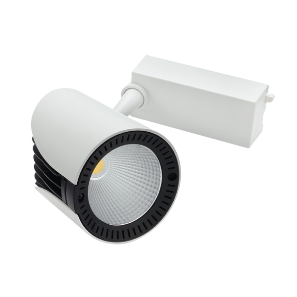 Bright Star Lighting S104/20W White LED Die Cast Aluminium and Polycarbonate Tracklight