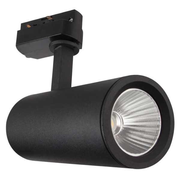Bright Star Lighting S108/1 BLACK LED Die Cast Aluminium and PMMA Tracklight
