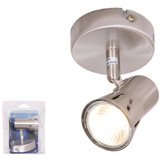 S152/1 Bright Star SAT/CHR SAT/CHR SPOTLIGHT 1X50W GU10 BASE 80MM