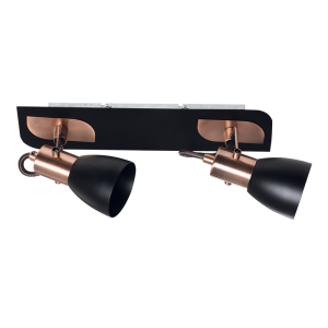 Bright Star Lighting S156/2 BK/COPPER Spotlight