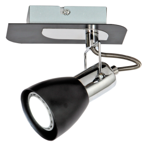Bright Star Lighting S156/1 BK/CHR Spotlight