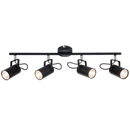 Bright Star Lighting S400/4 BLACK Spotlight