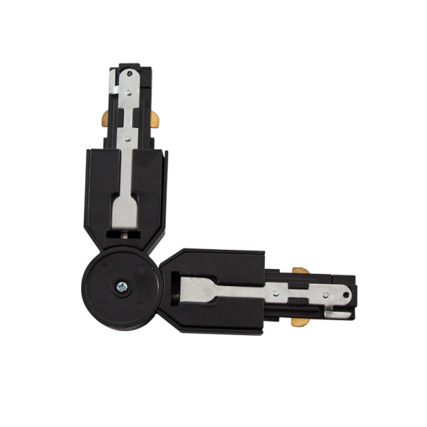 Bright Star Lighting S554 BLACK TYPE L Flexible L Shape Connector for Track Lighting