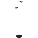 Bright Star Lighting SL019 BLACK Black and Chrome Standing Lamp