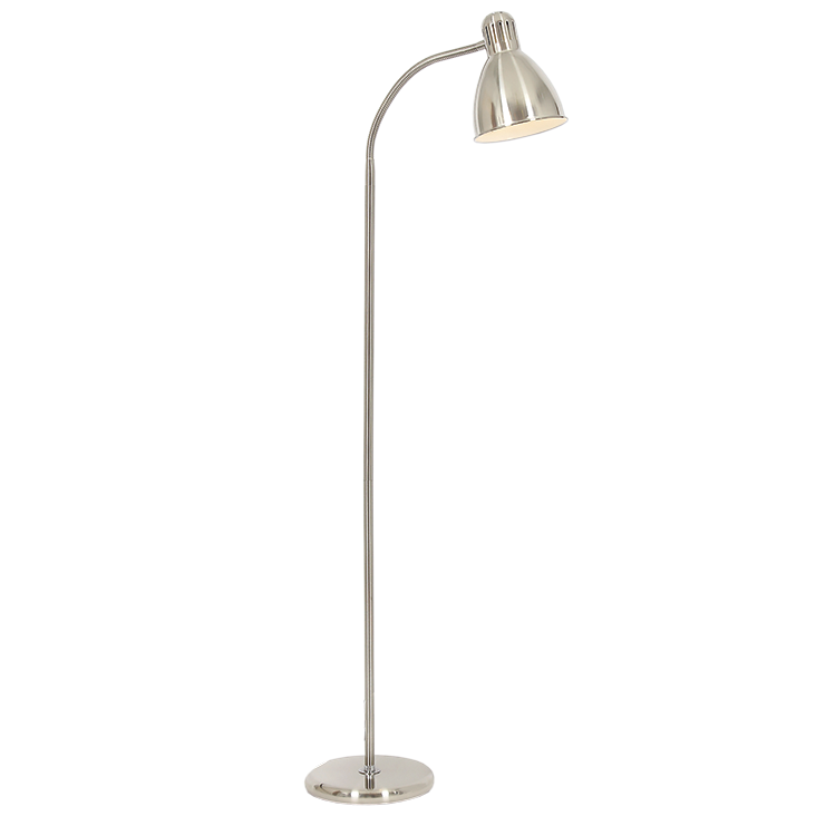 Bright Star Lighting SL032 SATIN Satin Chrome Floor Standing Lamp