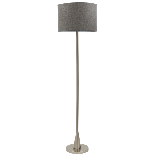 SL037 Bright Star SATIN SAT/CHR STANDING & SHADE FOOT SWITCH 1X60W ES