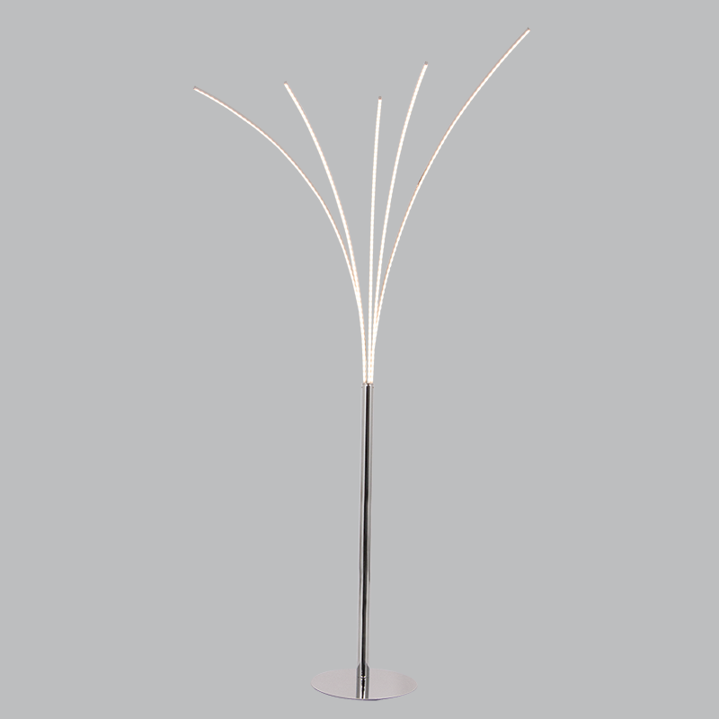 Bright Star Lighting SL092 LED Polished Aluminium LED Floor Lamp