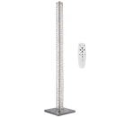 Bright Star Lighting SL095 CRYSTAL Polished Chrome Standing Lamp with Crystal with Remote Control