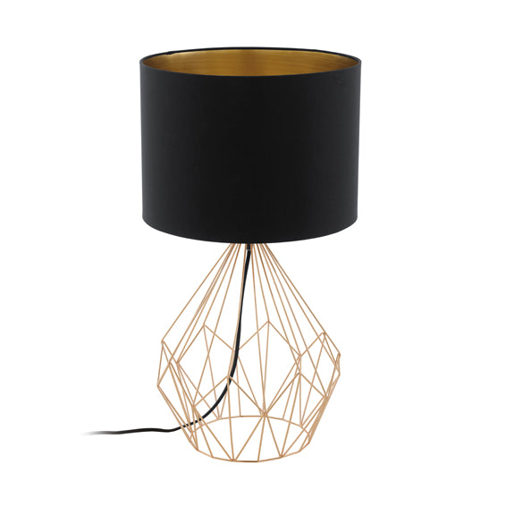 Eurolux T148BC Pedregal1 Table Lamp 345mm Black/Copper