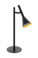 Eurolux T574 Cortaderas Table Lamp  235mm Black & Gold