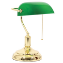 Bright Star Lighting TL021 GREEN Bankers Lamp with Pull Switch