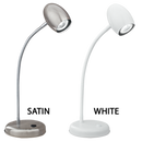 Bright Star Lighting TL140 WHITE Desk Lamp with Switch and Adjustable Gooseneck Arm