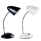 Bright Star Lighting TL184 WHITE Metal Desk Lamp with Gooseneck Arm and On/Off Switch