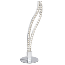 Bright Star Lighting TL200 CHROME Stainless Steel and Crystal LED Table Lamp