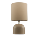 Bright Star Lighting TL202 BEIGE Metal Table Lamp with Fabric Shade