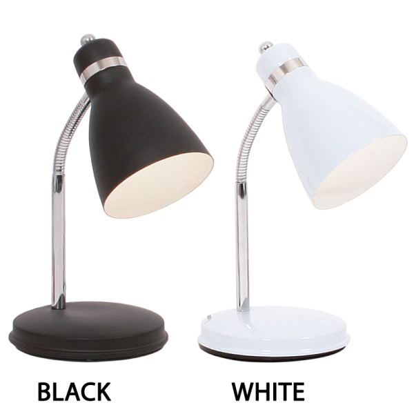 Bright Star Lighting TL310 BLACK Metal Desk Lamp with Flexi Arm
