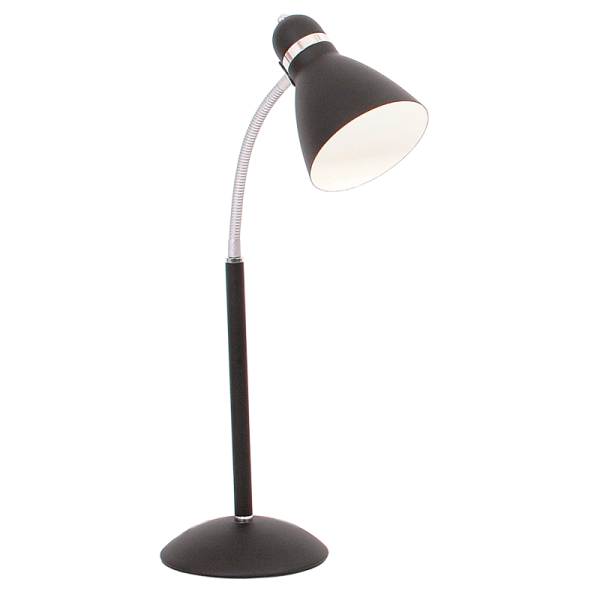 Bright Star Lighting TL311 WHITE Metal Desk Lamp with Flexi Arm