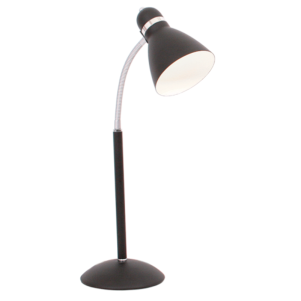 Bright Star Lighting TL311 BLACK Metal Desk Lamp with Flexi Arm