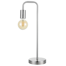 Bright Star Lighting TL622 SATIN Satin Chrome Metal Table Lamp