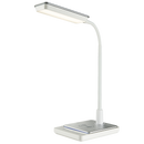 Bright Star Lighting TL627 WHITE QI Wireless Mobile Charger LED Desk Lamp, with Touch Sensor Switch, 3 Colour Temperatures and Dimmer Switch