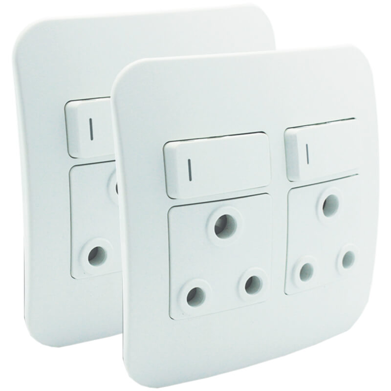 Veti Double Switched Wall Socket VG22WTC