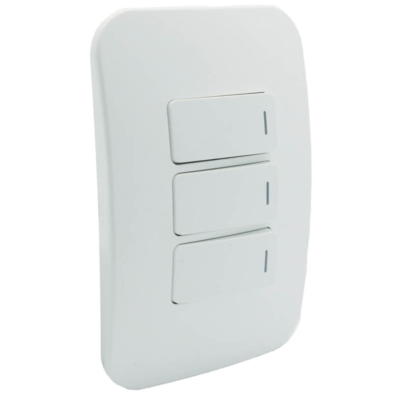Veti Three Lever Light Switch VG111C3H