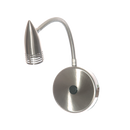 Bright Star Lighting WB006 SATIN CHROME Wall Fitting with Switch and Flexible Arm