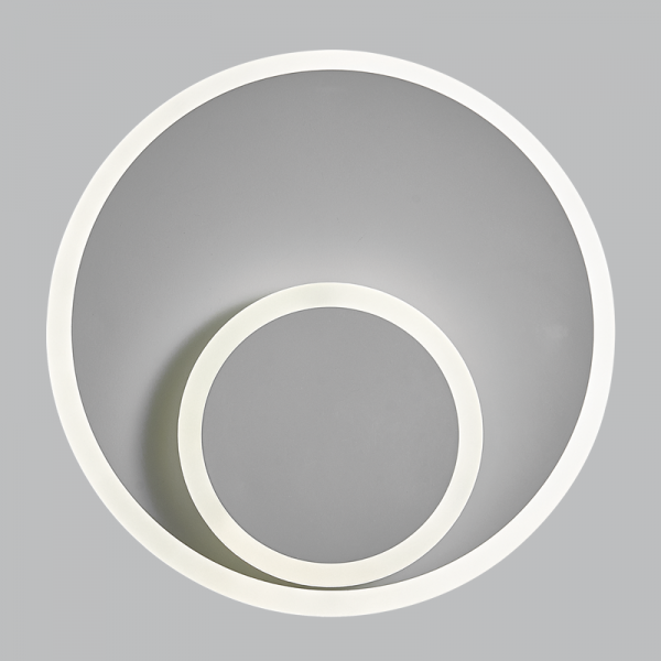 Bright Star Lighting WB022 LED Metal and Acrylic LED Fitting with Moveable Centre Ring