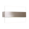 Bright Star Lighting WB062/1 SATIN Chrome Wall Bracket with Clear Glass