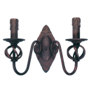 Bright Star Lighting WB065/2 RUST Metal Wall Bracket