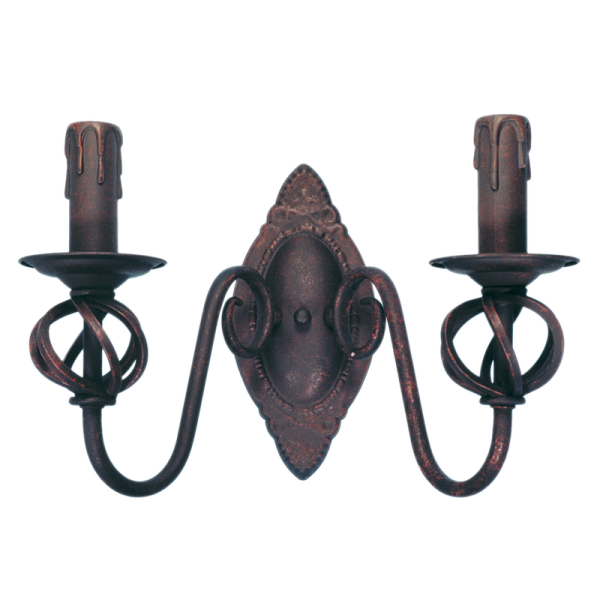Bright Star Lighting WB065/2 RUST Metal Wall Bracket